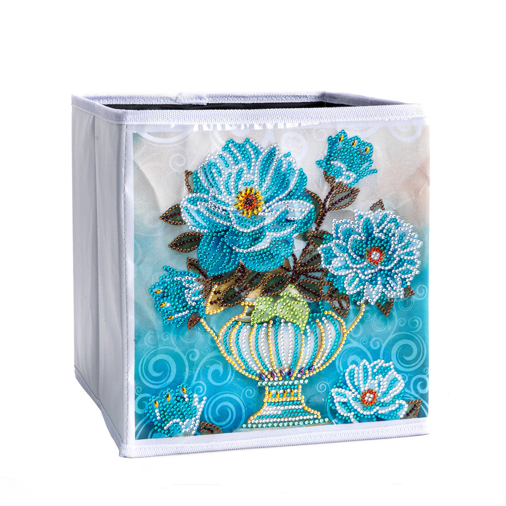 Blue Roses In Vase - Special Diamond Art Storage Box – Paint by Diamonds